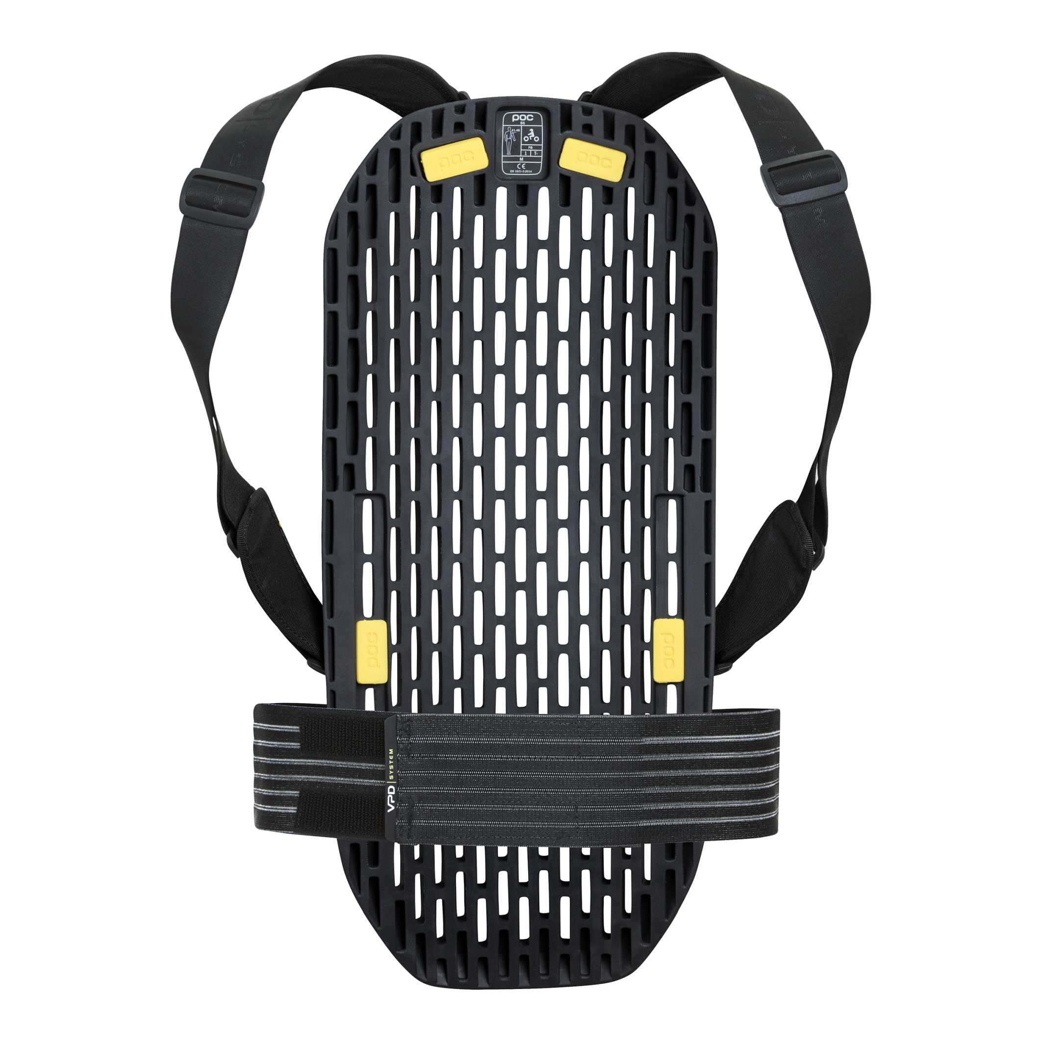 POC VPD System Back Uranium Black protektor