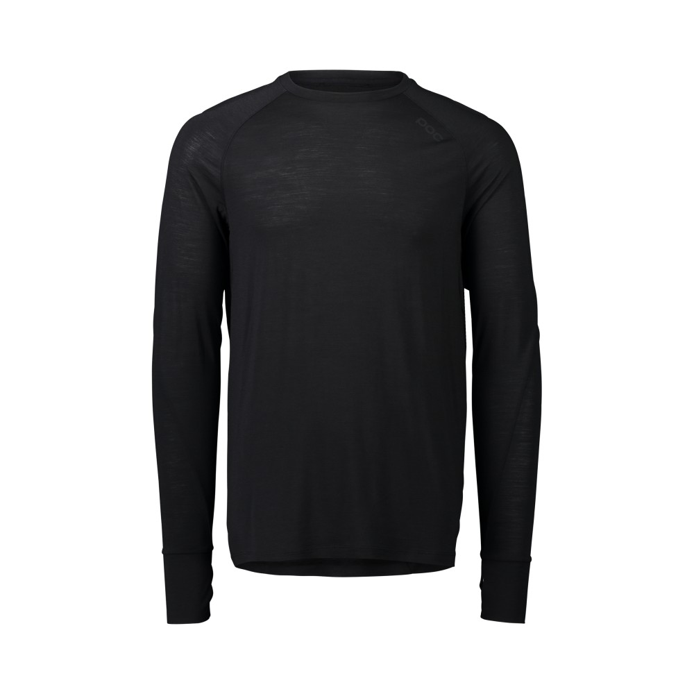 POC M's Light Merino Jersey Uranium Black XSM síruha (Uranium Black Ruházat és kiegészítők - mérettáblázat XS)