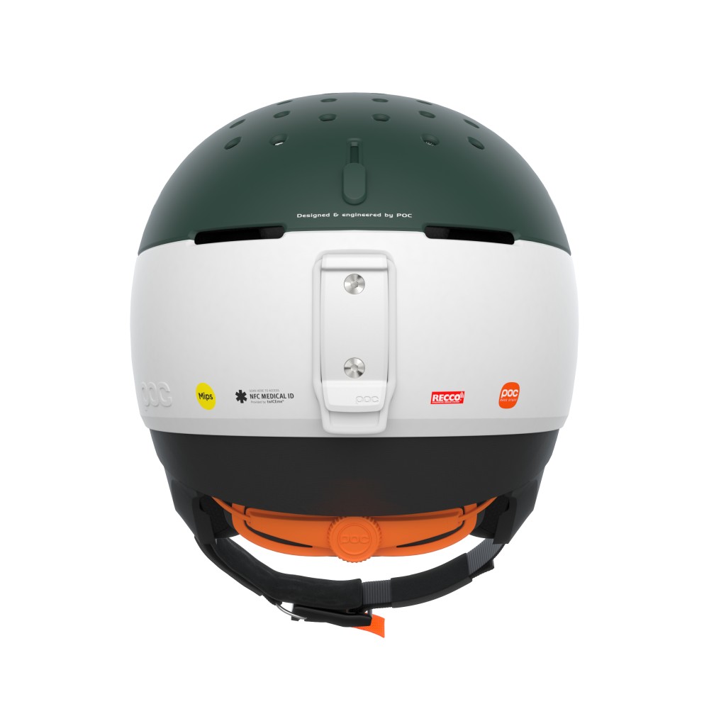 POC Meninx RS MIPS Hydrogen White/Moldanite Green Matt sísisak (Hydrogen White/Moldanite Green Matt), 4. nézet