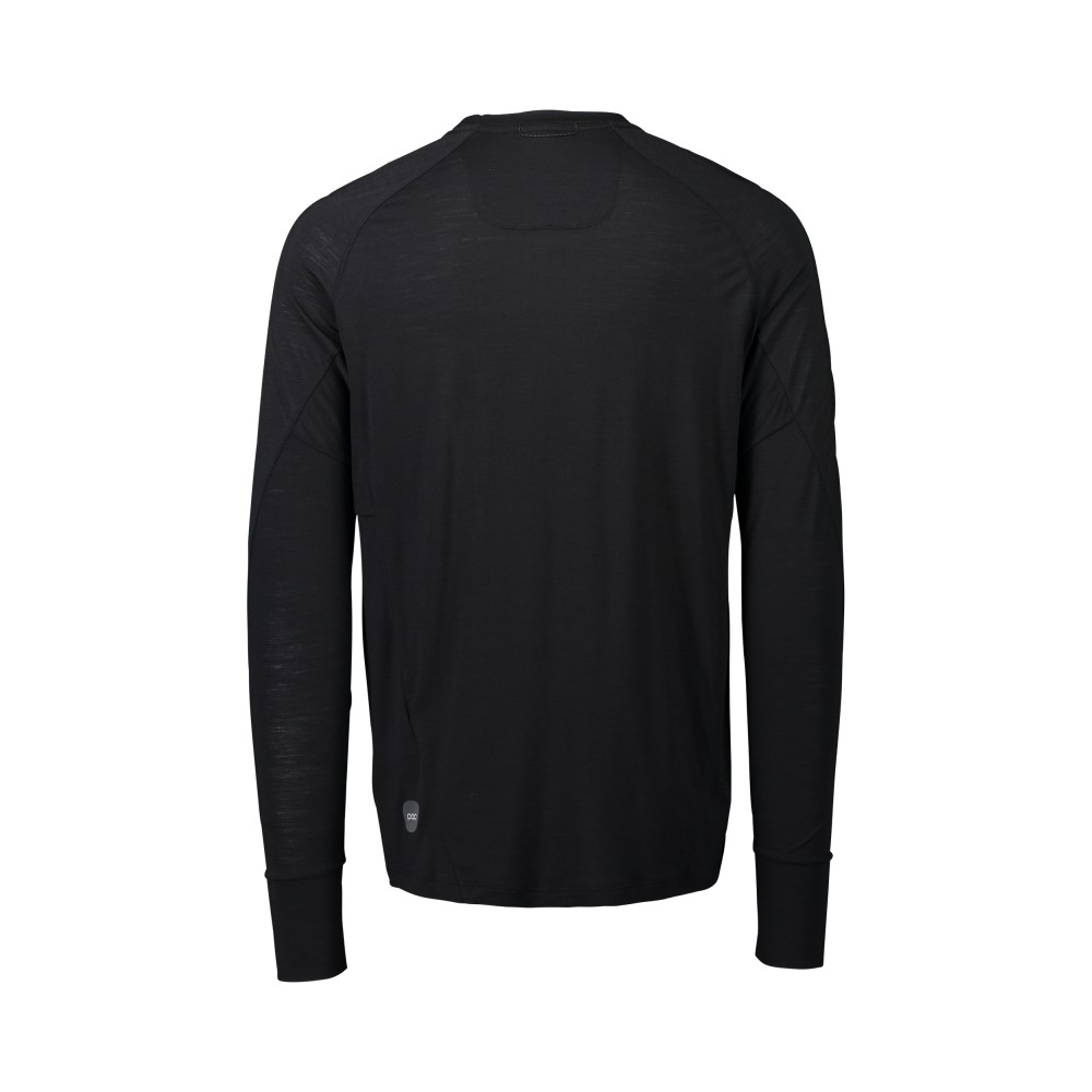 POC M's Light Merino Jersey Uranium Black XSM síruha (Uranium Black Ruházat és kiegészítők - mérettáblázat XS), 2. nézet
