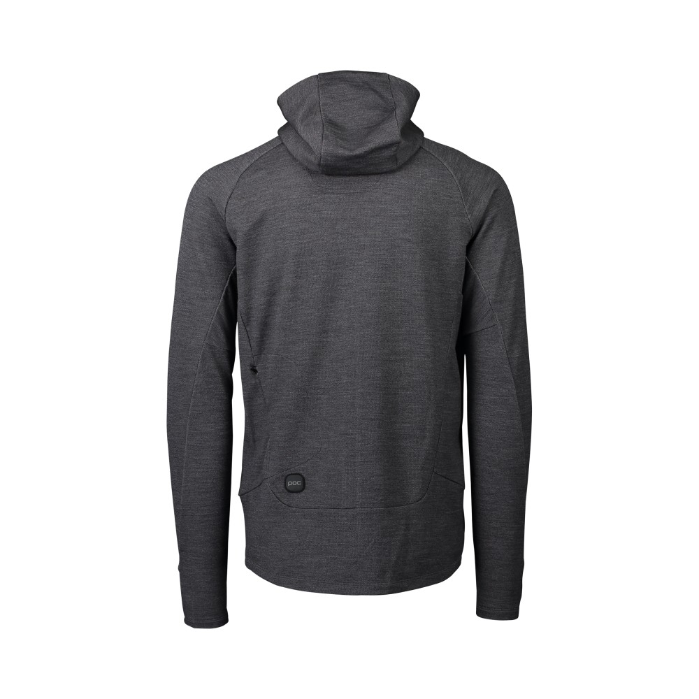 POC M's Merino Zip Hood Sylvanite Grey Melange síruha, 2. nézet