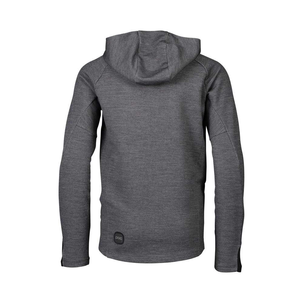 POC Merino Zip Hood Jr Sylvanite Grey Melange 160 síruha, 2. nézet