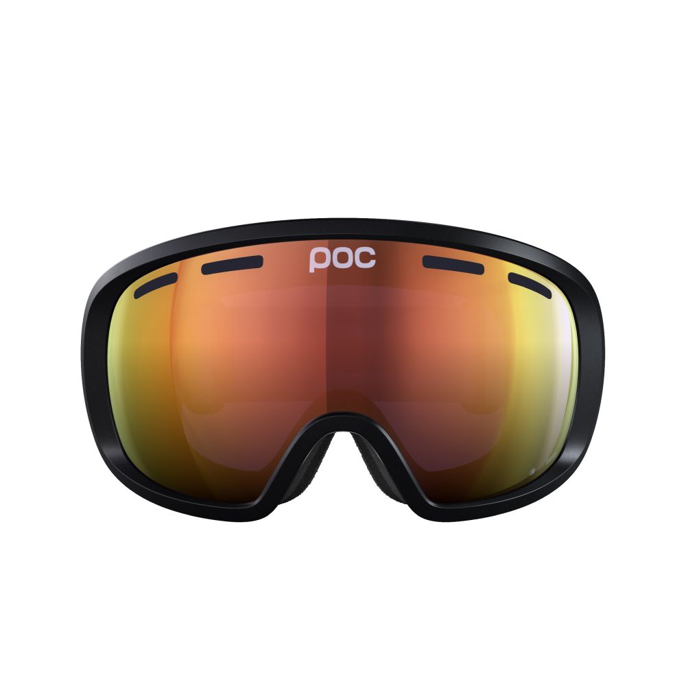 POC Fovea Uranium Black/Partly Sunny Orange síszemüveg (Uranium Black/Partly Sunny Orange), 2. nézet