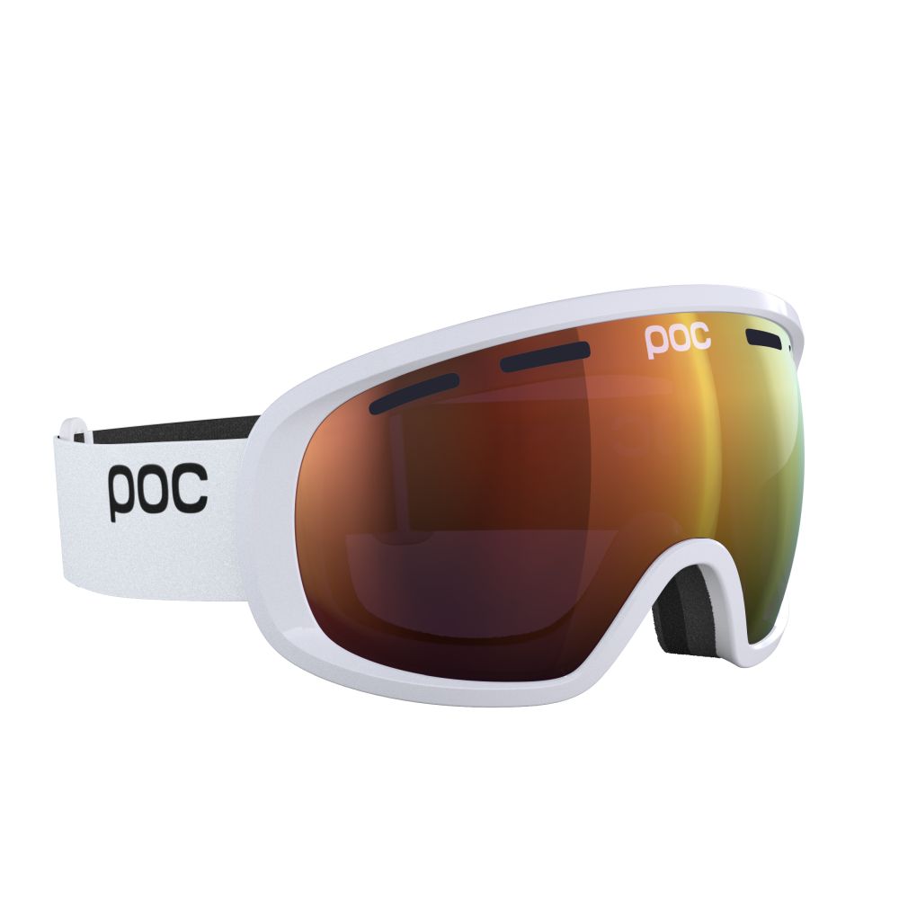 POC Fovea Hydrogen White/Partly Sunny Orange síszemüveg (Hydrogen White/Partly Sunny Orange), 3. nézet