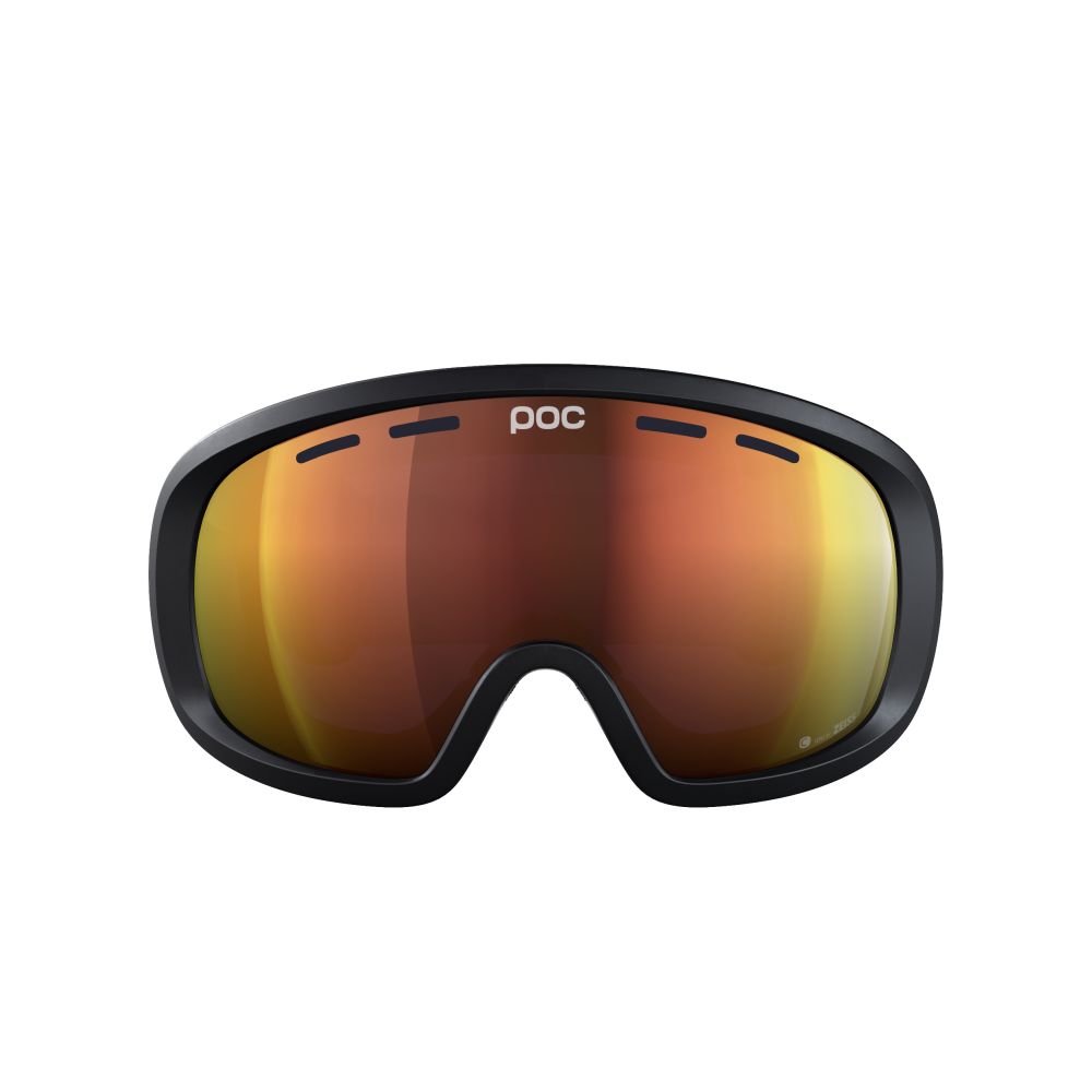 POC Fovea Mid Uranium Black/Partly Sunny Orange síszemüveg (Uranium Black/Partly Sunny Orange), 2. nézet