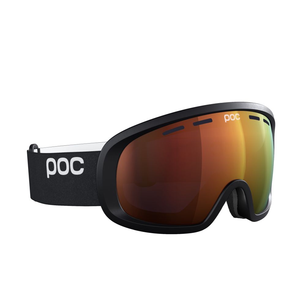POC Fovea Mid Uranium Black/Partly Sunny Orange síszemüveg (Uranium Black/Partly Sunny Orange), 3. nézet