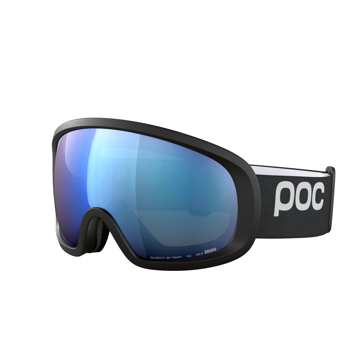 POC Fovea Mid Uranium Black/Partly Sunny Blue síszemüveg (Uranium Black/Partly Sunny Blue)