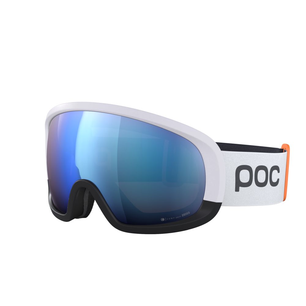 POC Fovea Mid Race Hydrogen White/Uranium Black/Partly Sunny Blue síszemüveg (Hydrogen White/Uranium Black/Partly Sunny Blue)