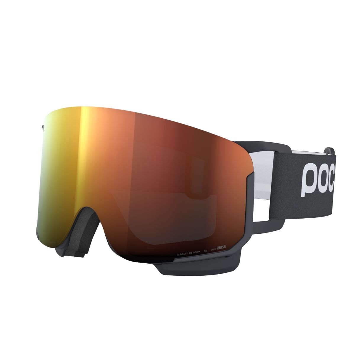 POC Nexal Uranium Black/Partly Sunny Orange síszemüveg (Uranium Black/Partly Sunny Orange)