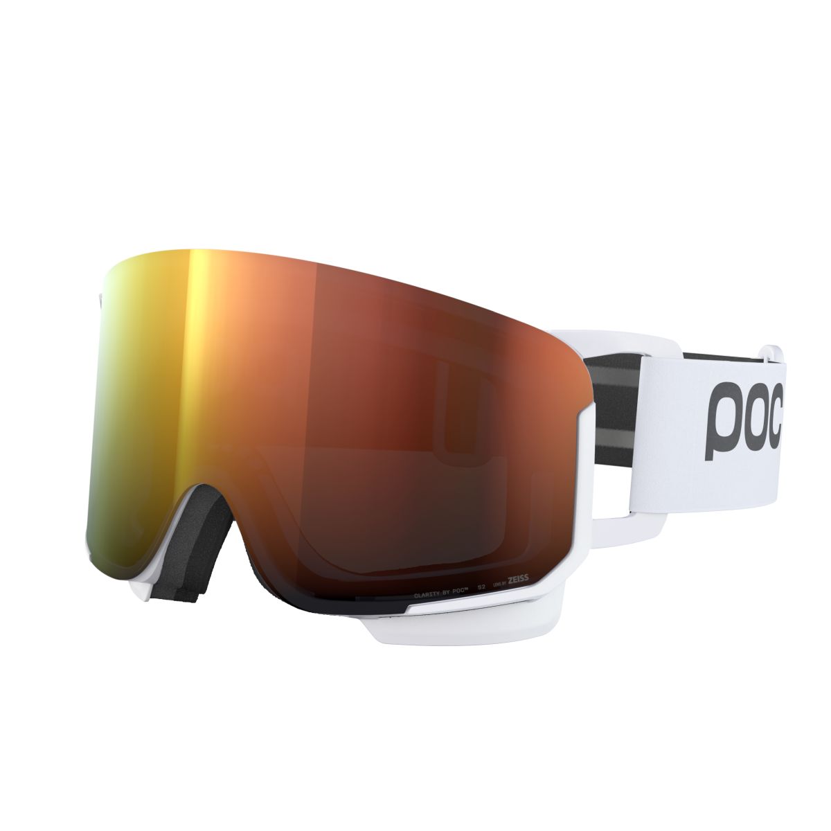 POC Nexal Hydrogen White/Partly Sunny Orange síszemüveg (Hydrogen White/Partly Sunny Orange)