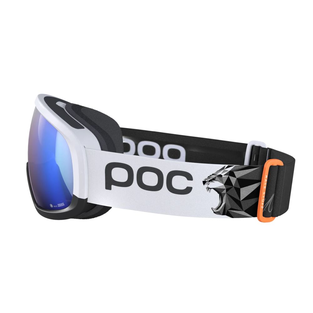 POC Fovea Mid Race Marco Odermatt Ed. Hydrogen White/Uranium Black/Partly Sunny Blue síszemüveg (Hydrogen White/Uranium Black/Partly Sunny Blue), 3. nézet