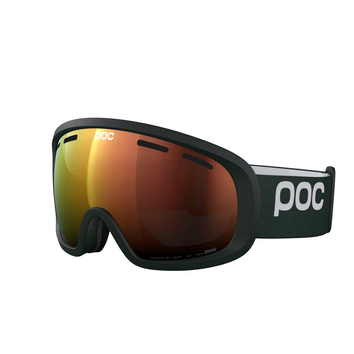 POC Fovea Mid Pargasite Green/Partly Sunny Orange síszemüveg (Pargasite Green/Partly Sunny Orange)