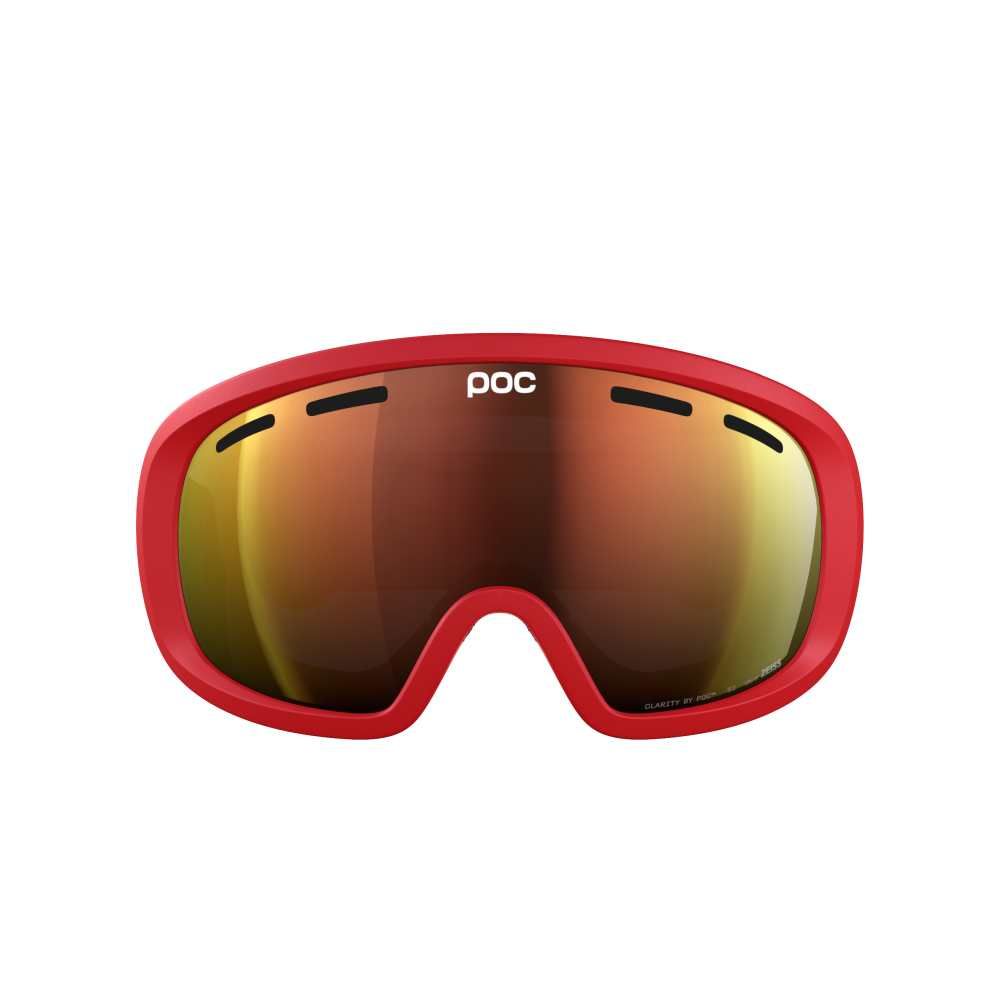 POC Fovea Mid Prismane Red/Partly Sunny Orange síszemüveg (Prismane Red/Partly Sunny Orange), 2. nézet