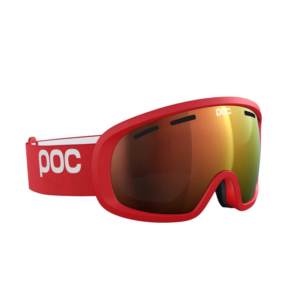 POC Fovea Mid Prismane Red/Partly Sunny Orange síszemüveg (Prismane Red/Partly Sunny Orange), 3. nézet