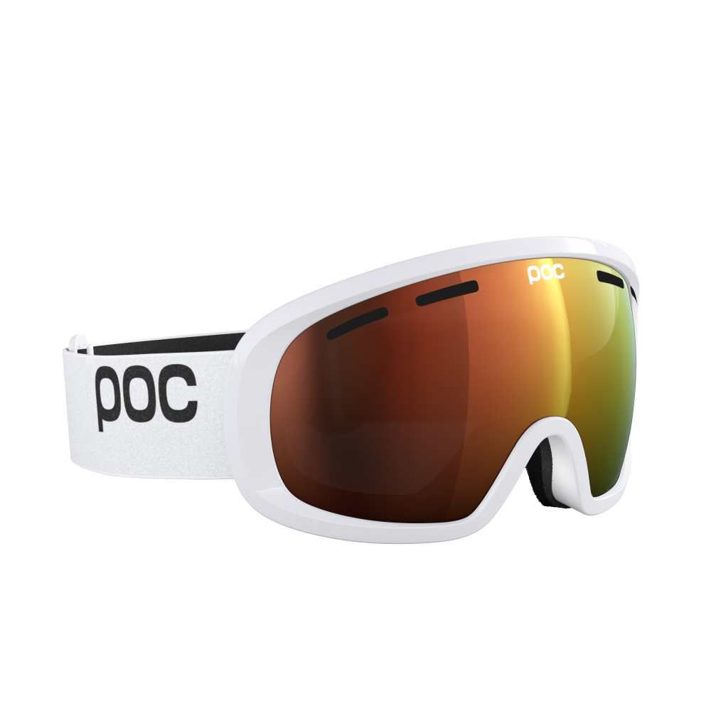 POC Fovea Mid WF Hydrogen White/Partly Sunny Orange síszemüveg (Hydrogen White/Partly Sunny Orange), 3. nézet