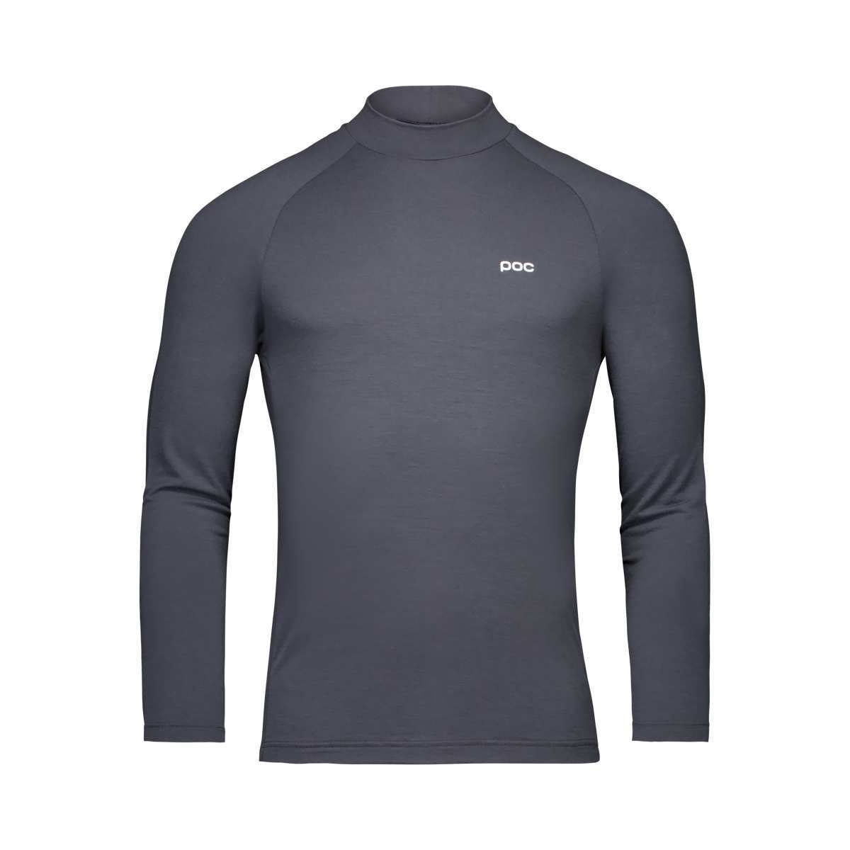 POC M's Layer Merino Mock Neck Jersey Sylvanite Grey síruha, 1. nézet