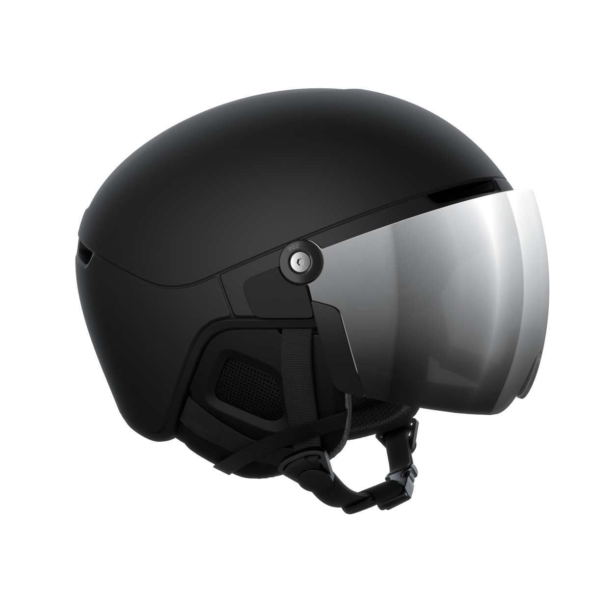 POC Obex Visor Uranium Black Matt/Clarity Universal/Partly Sunny/Silver sísisak, 3. nézet