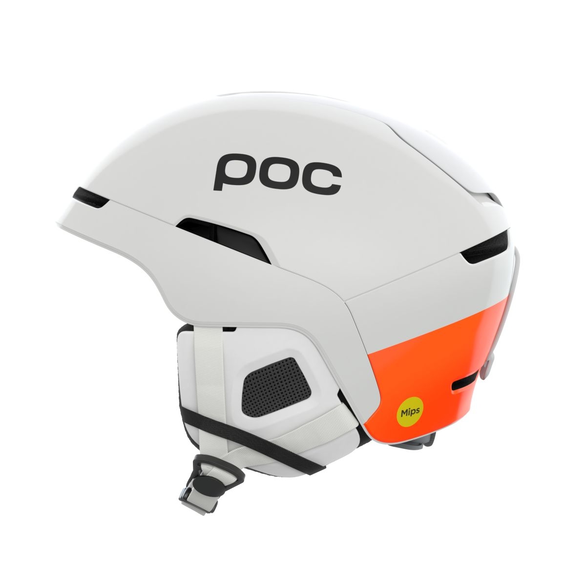 POC Obex MIPS Hydrogen White/Fluorescent Orange sísisak