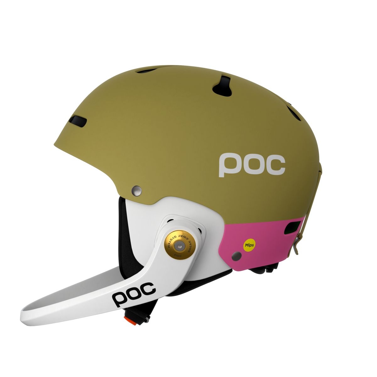 POC Artic SL MIPS Olivine Green Matt/Thulite Pink Matt sísisak
