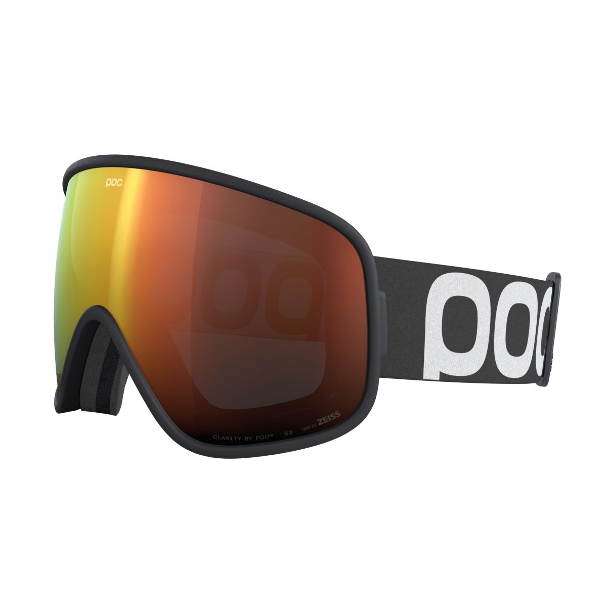 POC Vitrea Mid Uranium Black/Partly Sunny Orange síszemüveg (Uranium Black/Partly Sunny Orange)