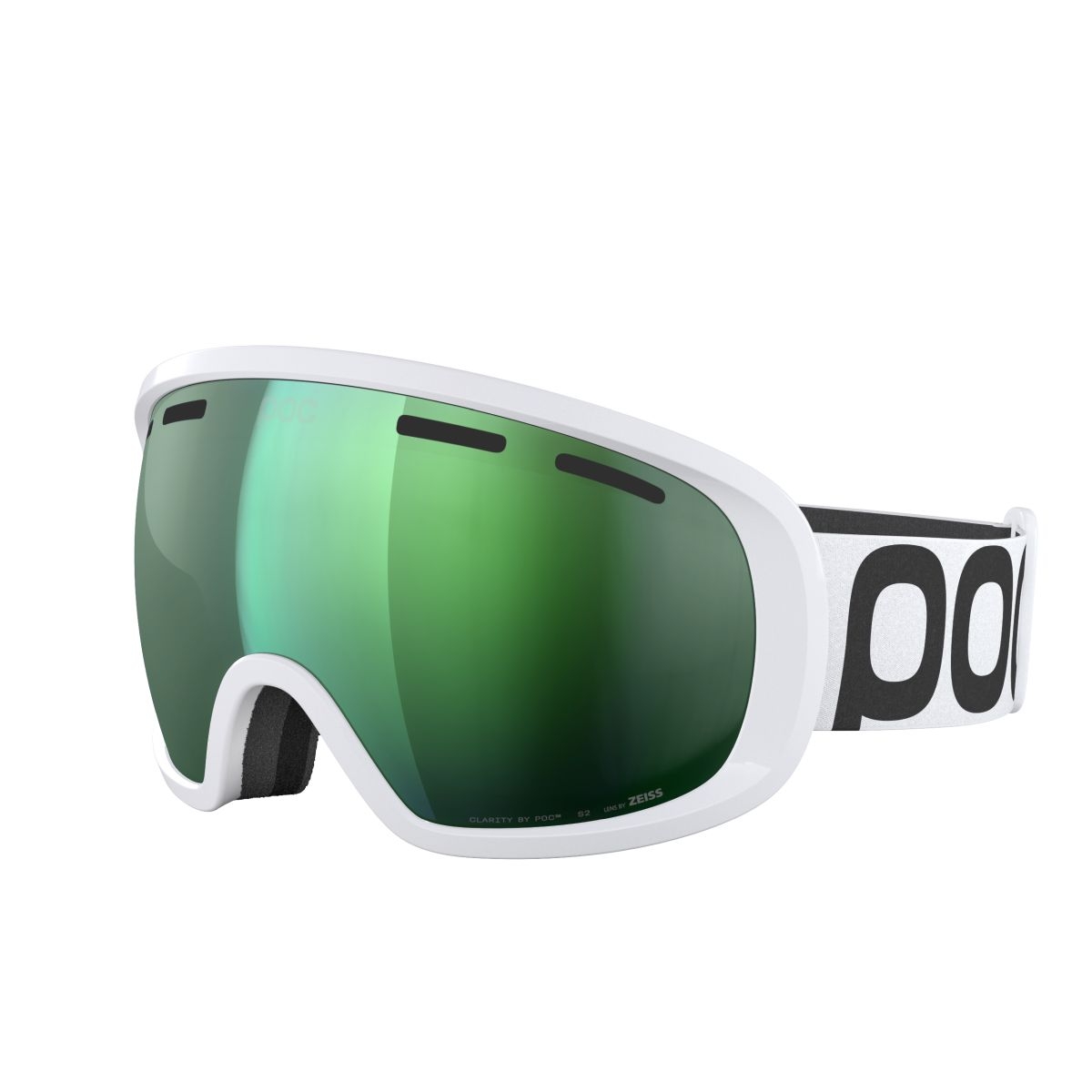 POC Fovea Hydrogen White/Partly Sunny Green síszemüveg (Hydrogen White/Partly Sunny Green)