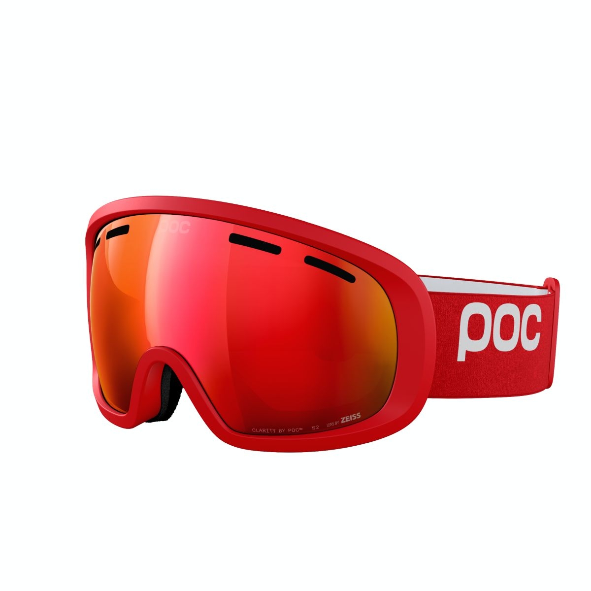 POC Fovea Mid Prismane Red/Partly Sunny Red síszemüveg (Prismane Red/Partly Sunny Red), 1. nézet