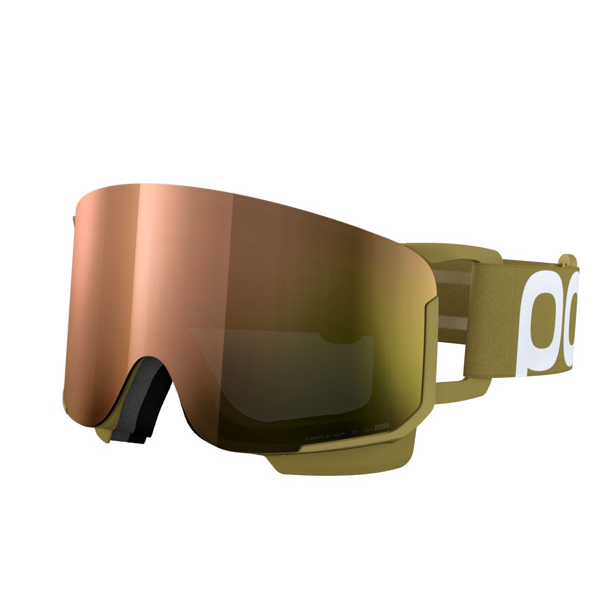 POC Nexal Olivine Green/Partly Sunny Rose Gold síszemüveg (Olivine Green/Partly Sunny Rose Gold)
