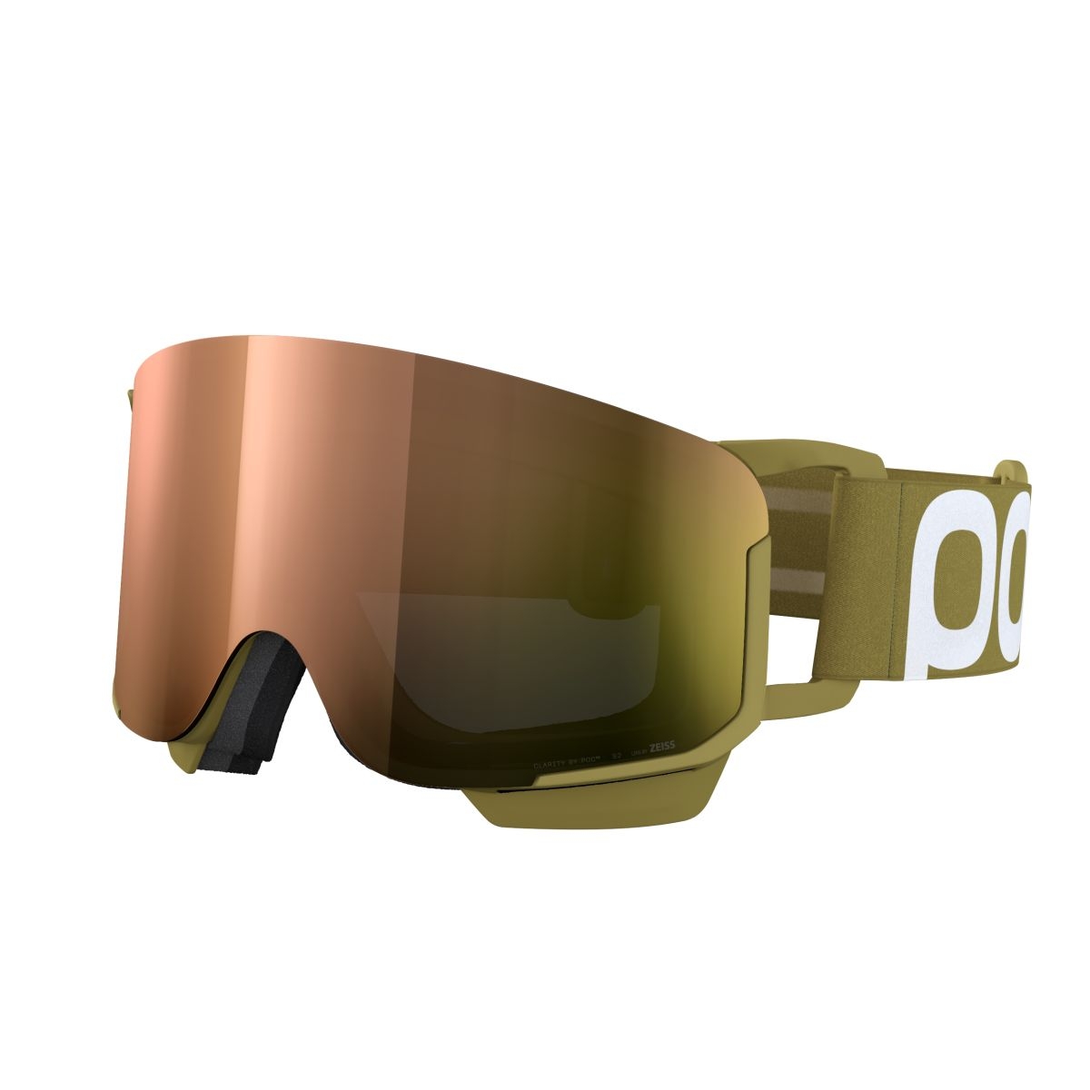 POC Nexal Mid Olivine Green/Partly Sunny Rose Gold síszemüveg (Olivine Green/Partly Sunny Rose Gold)