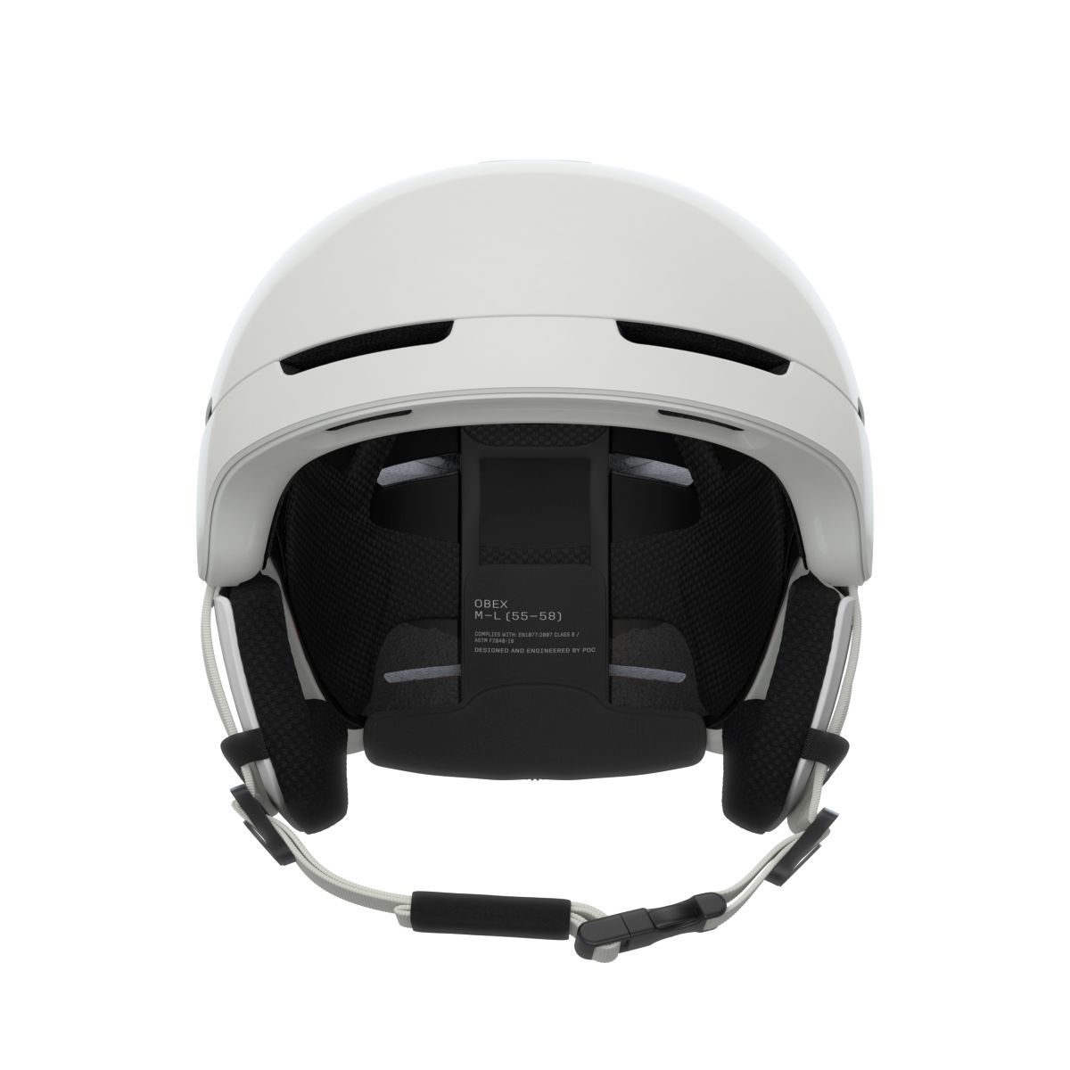 POC Obex MIPS Hydrogen White/Fluorescent Orange sísisak, 2. nézet