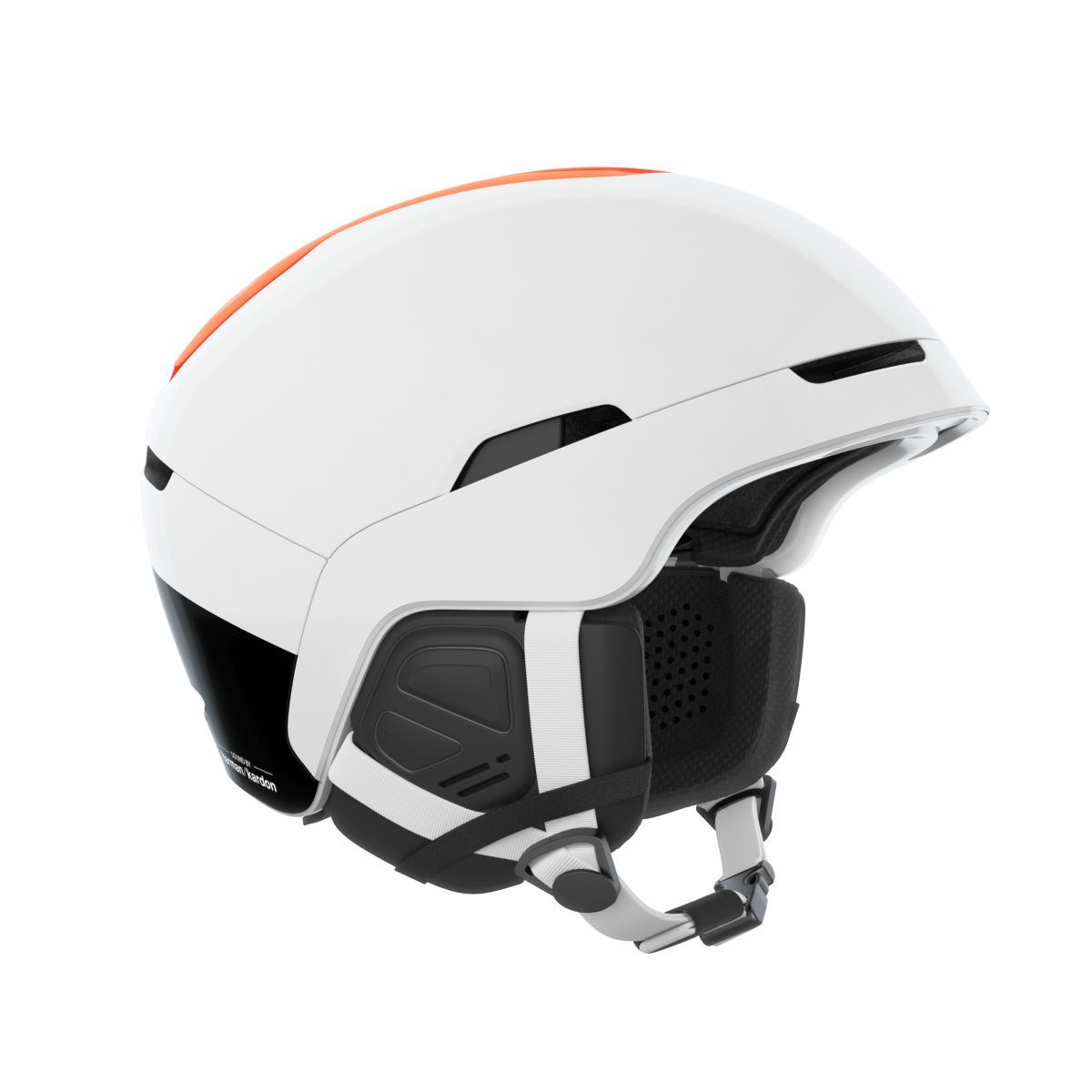 POC Obex Connect Hydrogen White/Fluorescent Orange AVIP sísisak, 3. nézet