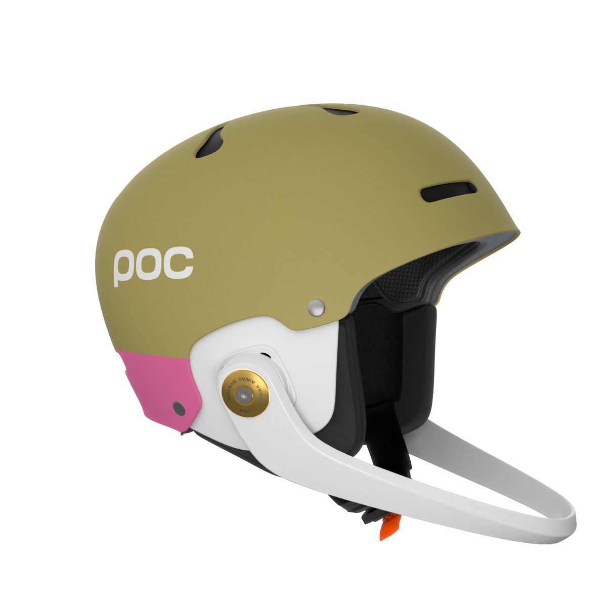 POC Artic SL MIPS Olivine Green Matt/Thulite Pink Matt sísisak, 3. nézet