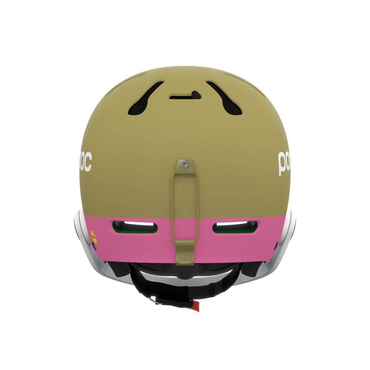 POC Artic SL MIPS Olivine Green Matt/Thulite Pink Matt sísisak, 4. nézet