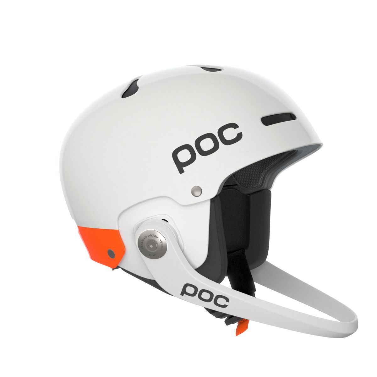 POC Artic SL MIPS Hydrogen White/Fluorescent Orange sísisak, 3. nézet