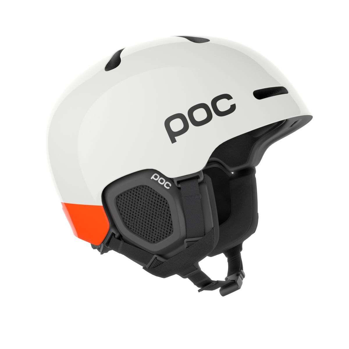 POC Fornix MIPS Hydrogen White/Fluorescent Orange sísisak, 3. nézet