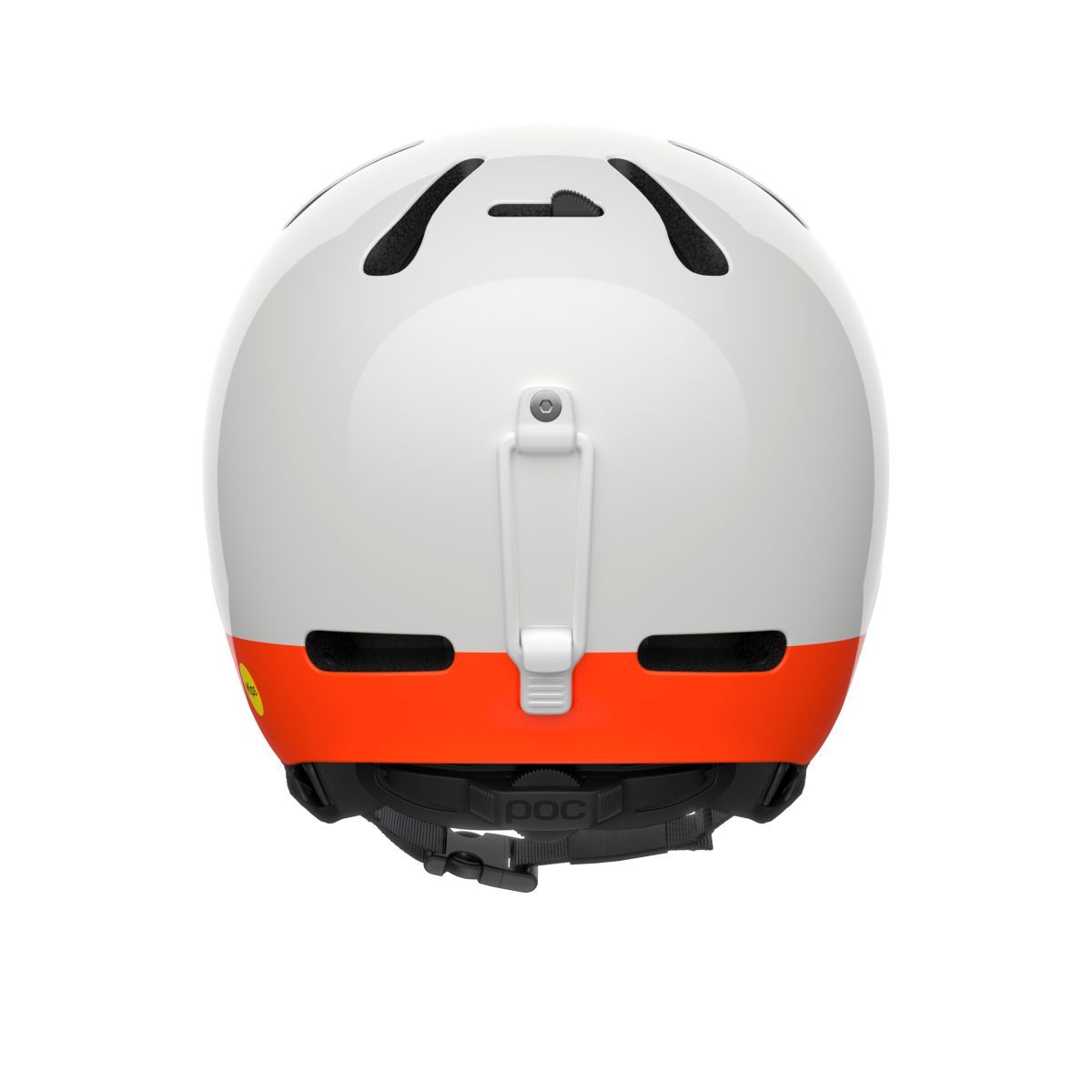 POC Fornix MIPS Hydrogen White/Fluorescent Orange sísisak, 4. nézet