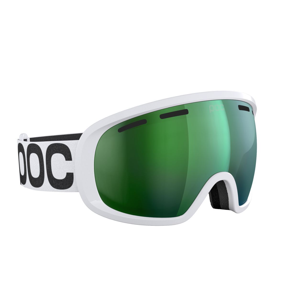 POC Fovea Hydrogen White/Partly Sunny Green síszemüveg (Hydrogen White/Partly Sunny Green), 3. nézet